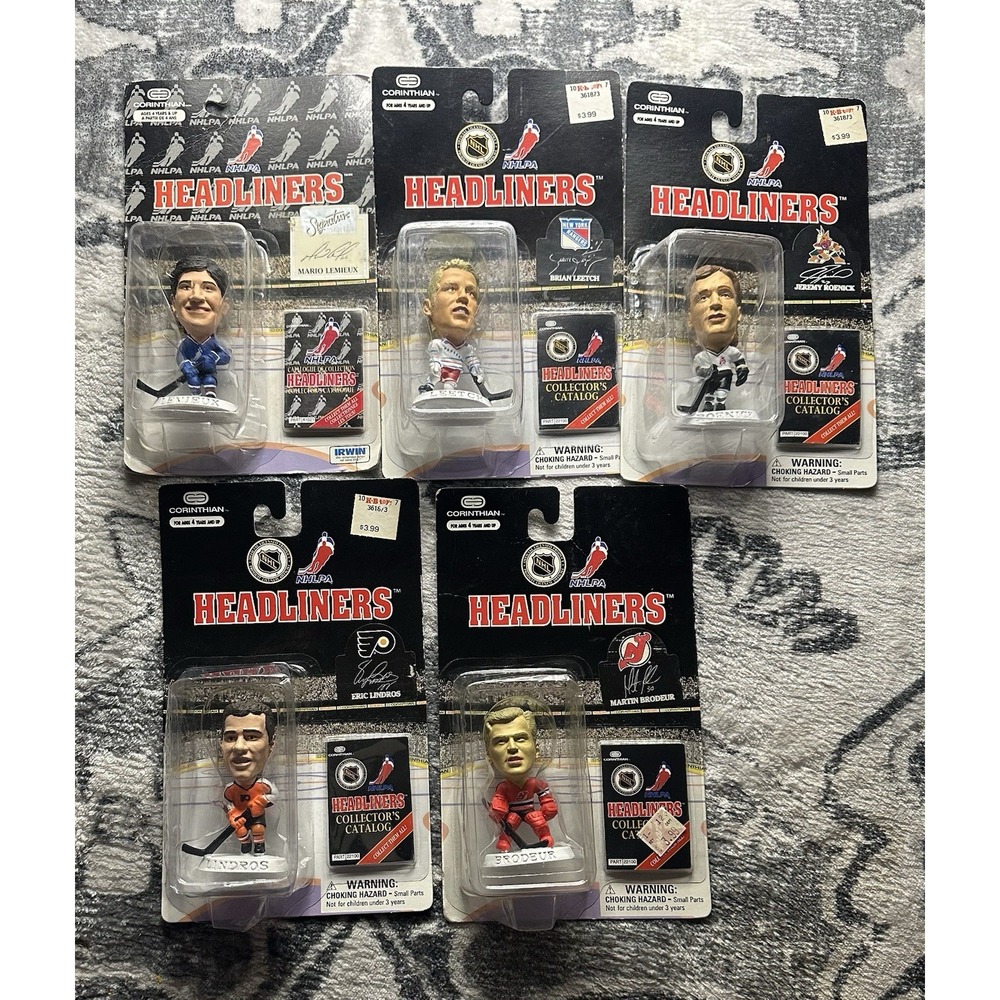 NHL NHLPA Corinthian Headliners Hockey Figures Lot Of 5